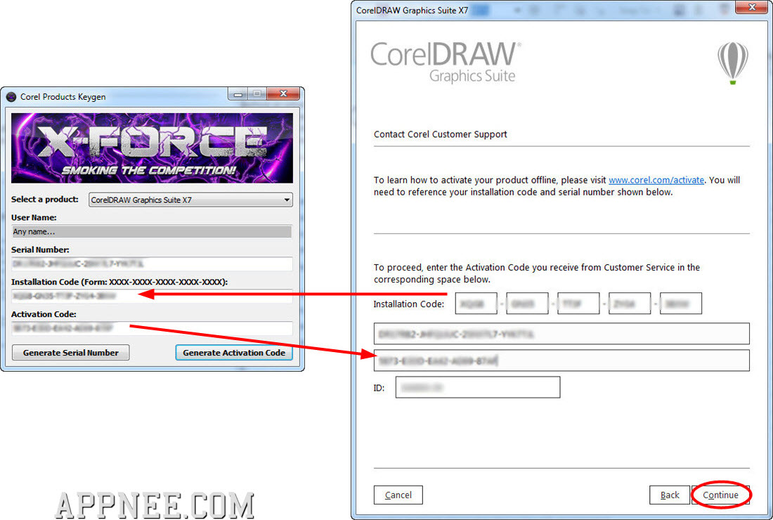 corel draw x3 installation code
